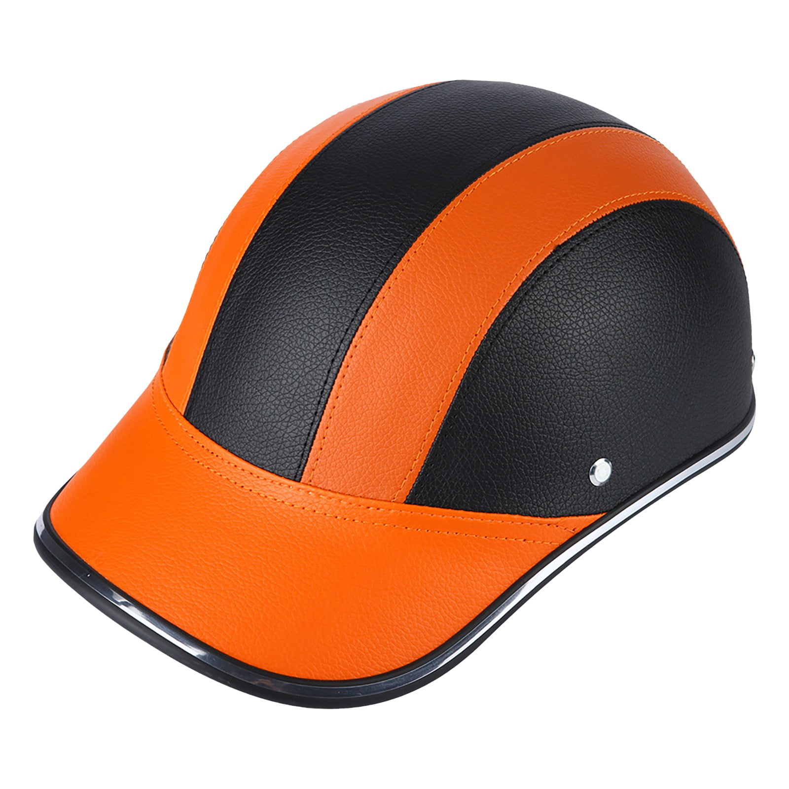 Zeeliy Baseball Style Cap Motorcycle Helmets Matte Black Unisex Adult