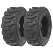 ZEEMAX 12-16.5 12 Ply G2 Skid Steer for Bobcat Tires w/ Rim Guard 12x16.5 Set 2 -12002