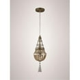 thumbnail image 1 of ZEEV MP40008-1-PSG-CC Arbelos Ceiling Pendant Lighting - Painted Soft Gold With Champagne Plated Crystal, 1 of 1
