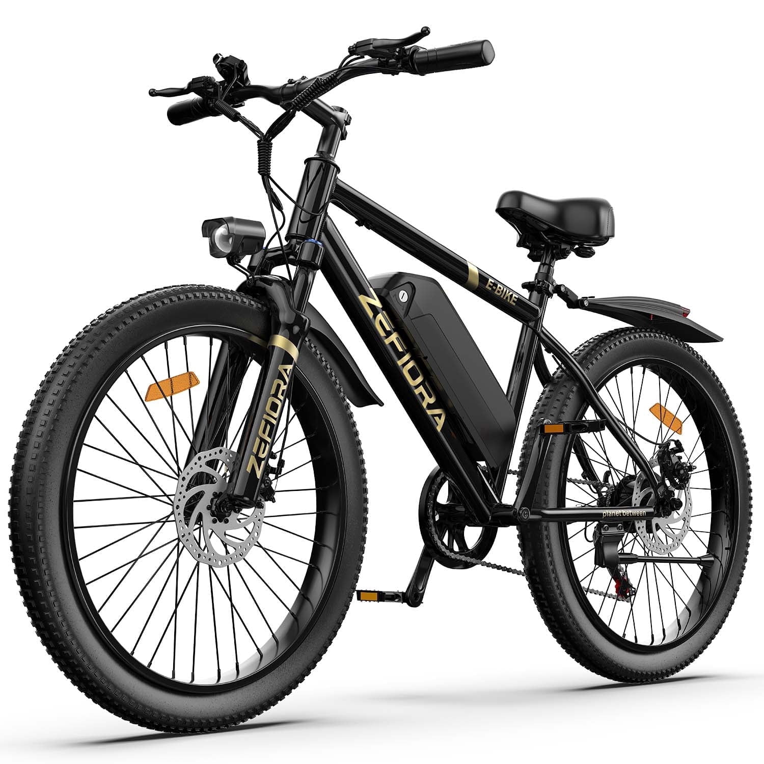 ZEFIORA M10 1000W Electric Mountain Bike – 48V 10Ah Removable Battery, 20 mph, 45-Mi Range Pas, 26" Tires & 7 Speed for off-Road & Commute, UL2849