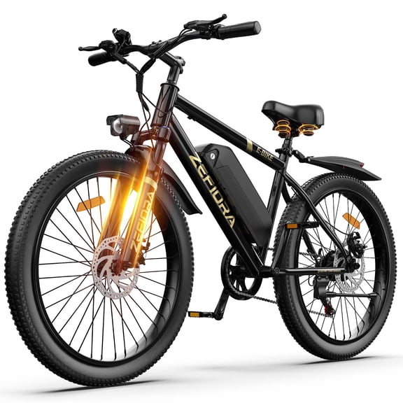 ZEFIORA M10 1500W Electric Bike for Adults, 48V 15Ah Removable Battery, 25 MPH, 30-50Mi Range, 26'' Mountain Ebike for Off-Road & Commute, UL2849