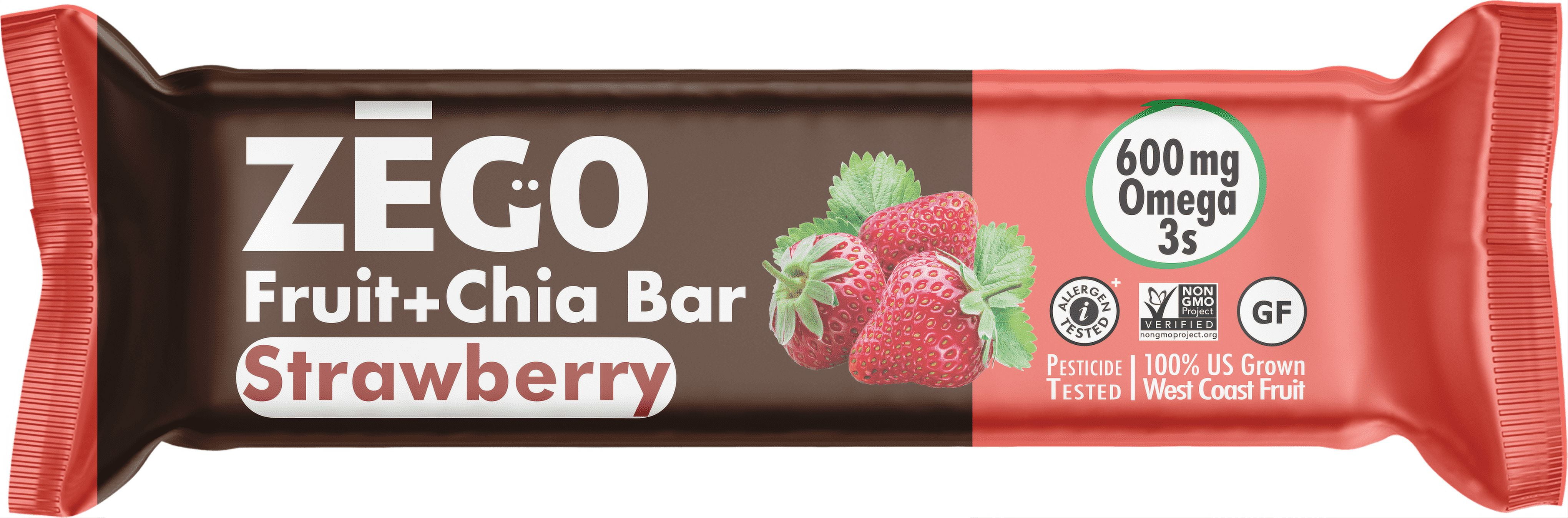 ZEGO Fruit+Chia Strawberry Bars (12 bars/box)