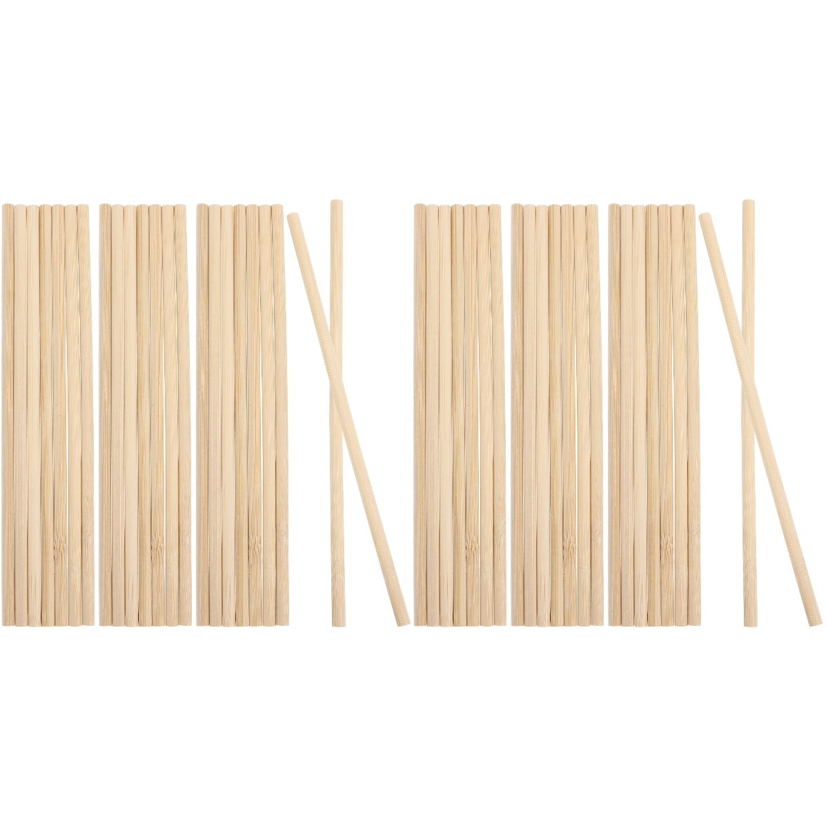 RENACLIPY  Beige Wooden Cake Supports, Multi-Scene Suitable, Easy Assembly, 100Pcs