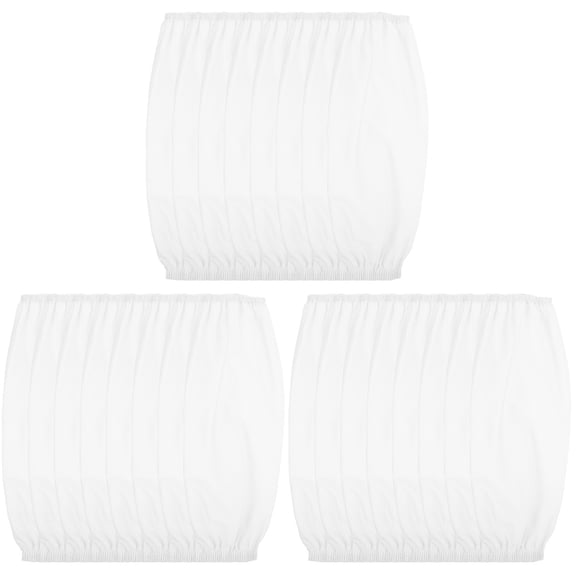 RENACLIPY Multi-Function Waterproof Oversleeves White for Cooking Dish Washing 12Pairs