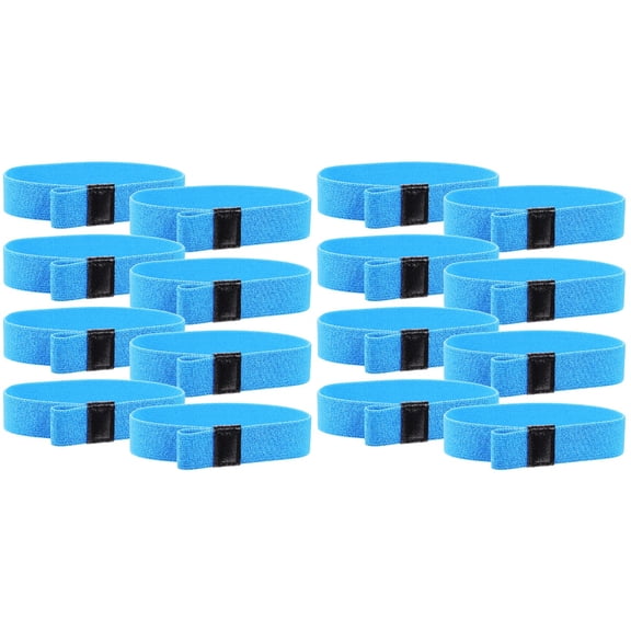 ZEHUANYU 16 Pcs Colored Bento Box Straps Bento Box Bands Lunch Container Elastic Straps Bento Fixing Bands