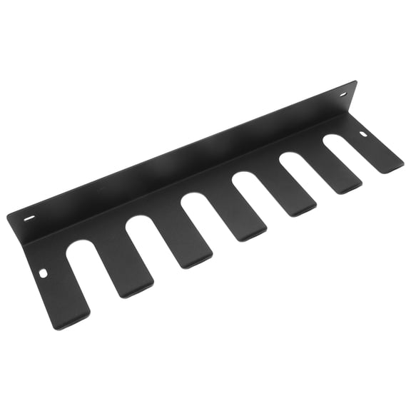 SOPOTUTU wall mounted storage rack Storage Rack Iron Black 1Pack