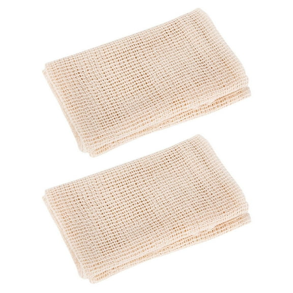 ZEHUANYU 2Pcs Home Cotton Steamer Cloth Reusable Nonstick Cloth Steamed Bun Pads (Khaki)