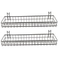 thumbnail image 1 of ZEHUANYU 2pcs Bathroom Hanging Storage Basket Iron Hanging Basket Sundries Mesh Basket, 1 of 5