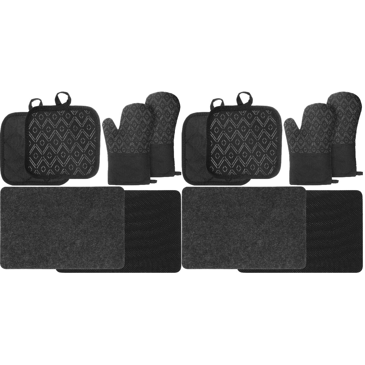 ZEHUANYU 2pcs Heat Resistant Mats and Mitten for Air Fryer Kitchen ...