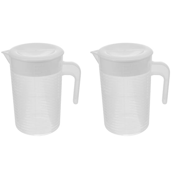 SOPOTUTU Large Capacity White Drink Container Set, and Practical, 2 Pieces for Everyday Use