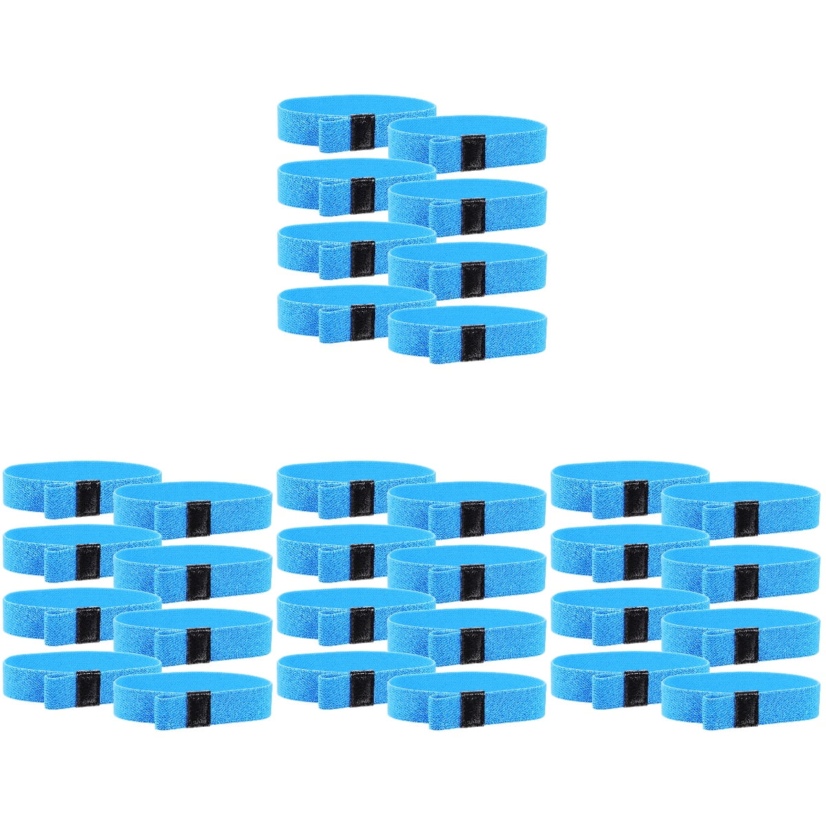 ZEHUANYU 32 Pcs Colored Bento Box Straps Bento Box Bands Lunch Container Elastic Straps Bento Fixing Bands