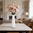thumbnail image 1 of ZEIDO Small Ceramic Bud Vase Conic Flower Single Stem Vase Vase Decorative Floral Centerpiece for Wedding Office Home C, 1 of 6