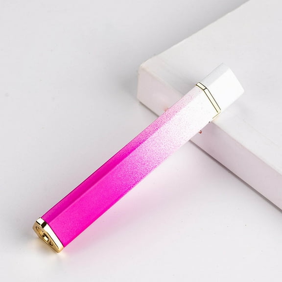 ZEIDO Windproof Cool Metal Lighter Portable, Slim Design Lighter with Flint Wheel, Gas Lighter with Open Flame, Gift Lighter for Men and Friend, Birthday Present Idea Pink