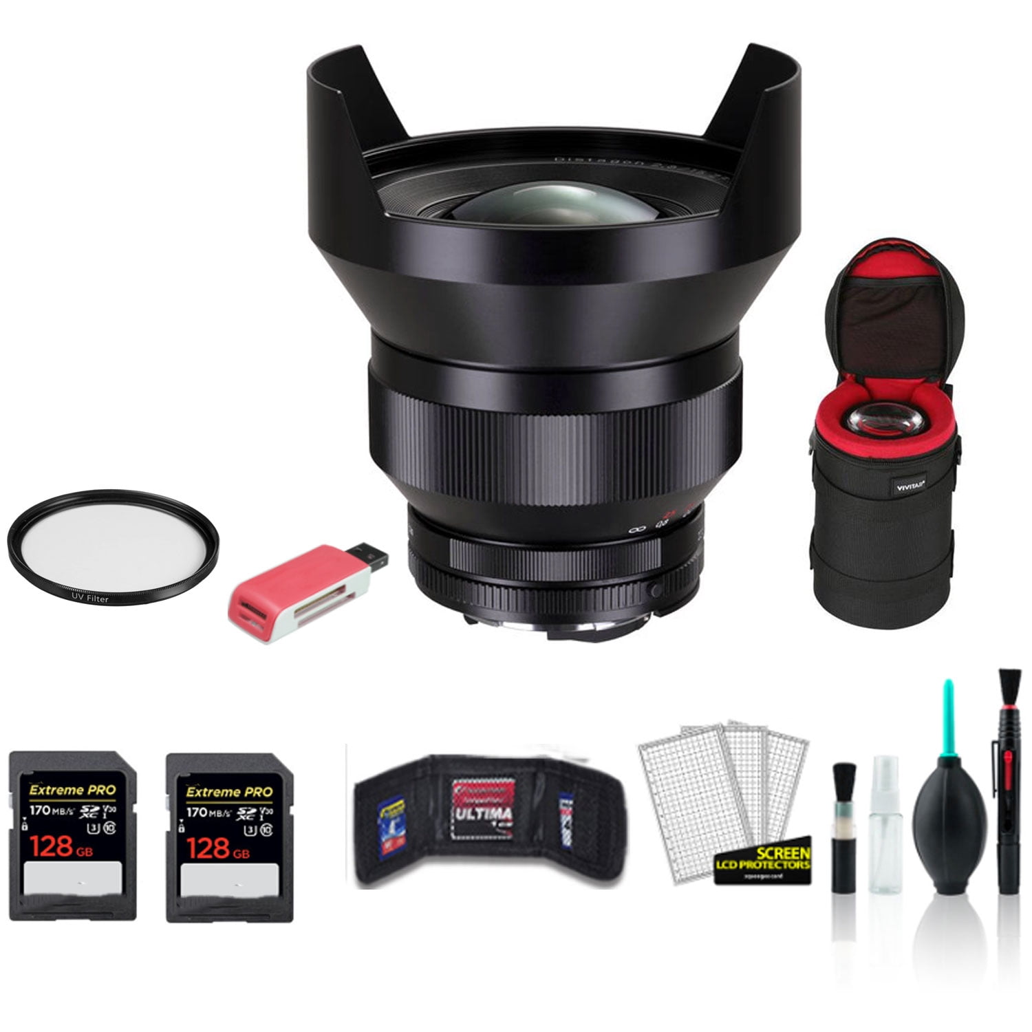 ZEISS Distagon T* 15mm F/2.8 ZF.2 Lens for Nikon F 1964-831 - Kit