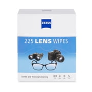 ZEISS Gentle and Thorough Cleaning Eyeglass Lens Cleaner Wipes, 225 Count