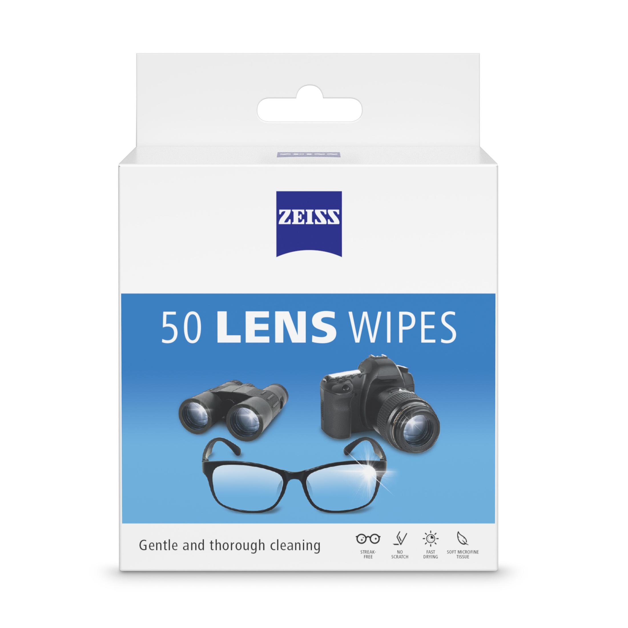 ZEISS Gentle and Thorough Cleaning Eyeglass Lens Cleaner Wipes, 50 Count - image 1 of 6