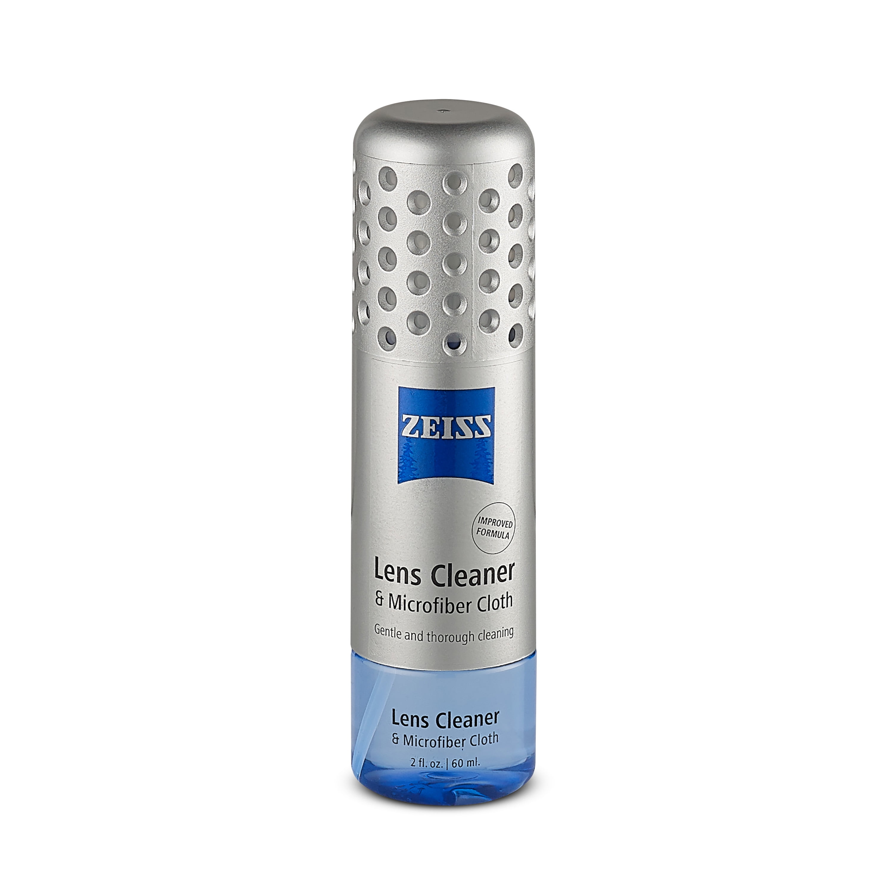 ZEISS Gentle and Thorough Cleaning Lens Cleaner Spray Kit to Wipe Glasses and Eyeglasses, Includes Microfiber Cloth, 2 fl oz