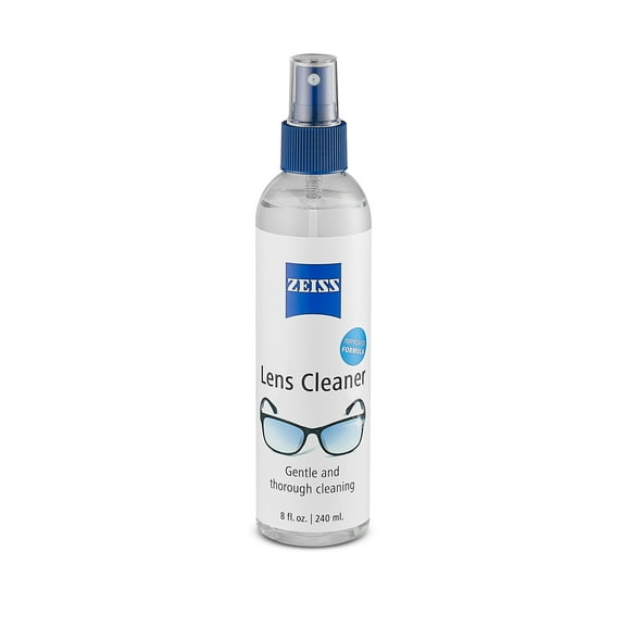 ZEISS Lens Cleaner, Eye Glasses Cleaner Spray & Wipe Solution, 8 fluid ounces
