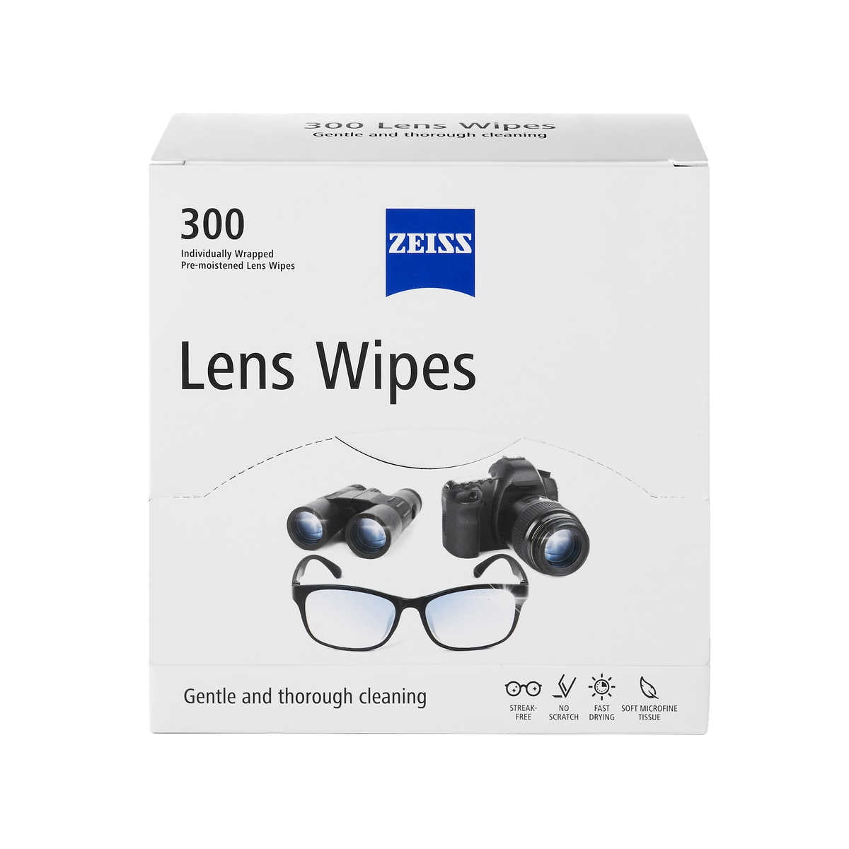 ZEISS Lens Wipes, 300 Wipes