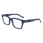 Zeiss ZS22522 462 Mens Blue Horn Acetate Square Frame Eyeglasses