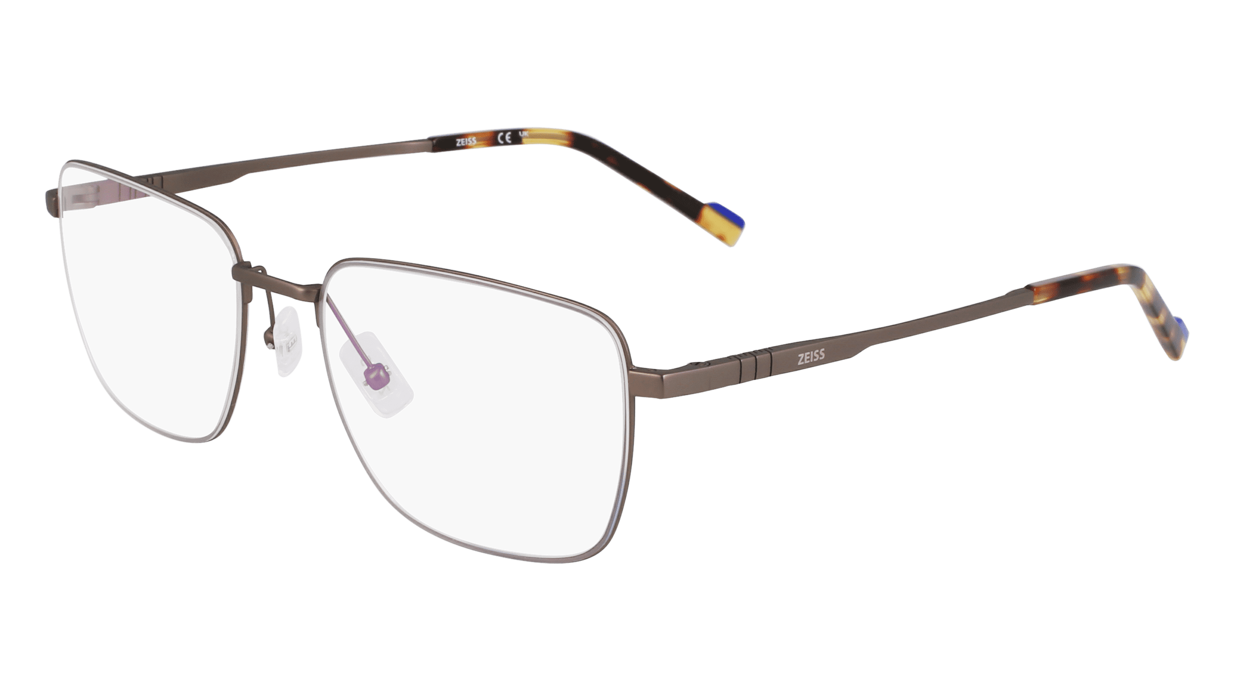 ZEISS OPHTHALMIC ZS24155 MALE 56/19/145 031 SATIN DARK GREY
