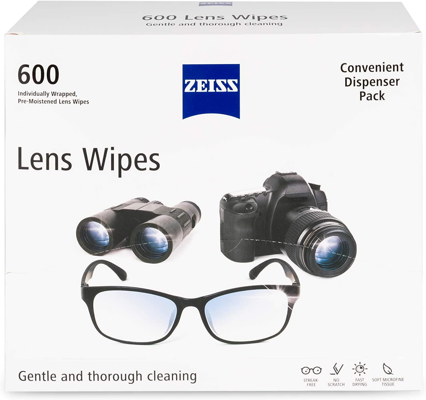 Metene Lens Cleaner Wipes, Pre-Moistened Electronic Glasses Wipes, 300 Count