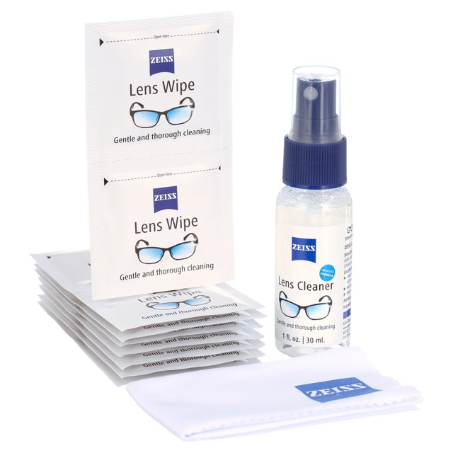 ZEISS Pro Lens Care Kit, 1 oz Eye Glass Cleaner & 16 Lens Cleaning