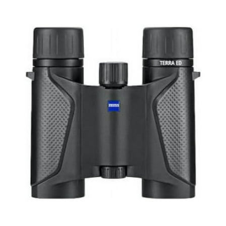 ZEISS Terra ED Pocket Binoculars 8x25 Compact, Waterproof, and Fast Focusing with Coated Glass for Optimal Clarity in All Weather Conditions for Bird Watching, Hunting, Sightseeing, Black