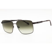 Zeiss ZS23136S 075 59mm Aviator Sunglasses Men's Dark Ruthenium/Brown