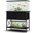 thumbnail image 1 of ZEKOO 40 Gallon Aquarium Stand,Metal Fish Tank Stand With Drawers, 1 of 5