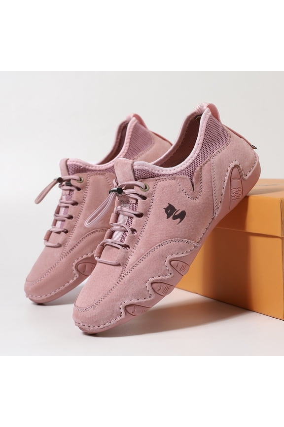 Unisex Big & Tall Breathable Leather Outdoor Hiking & Casual Trainer Shoes, Wide Width, All-Season Comfort