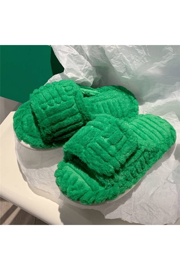 Women's Adjustable Velcro Plush Slippers: Soft Sole Postpartum Recovery Shoes, Fleece-Lined Warm Winter House Slippers, Custom Fit Maternity Bedroom Slides, Cozy Anti-Slip Indoor Loafers