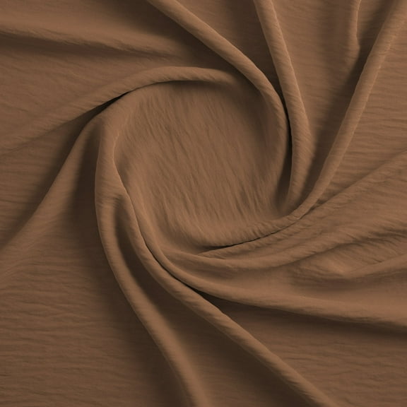 ZELOUF Washer Poly , Sewing, DIY, Crafts Fabric By The Yard, Elegant Taupe, 1 Yard