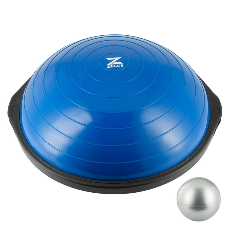 ZELUS 25in. Balance Ball, 1500lb Inflatable Half Exercise