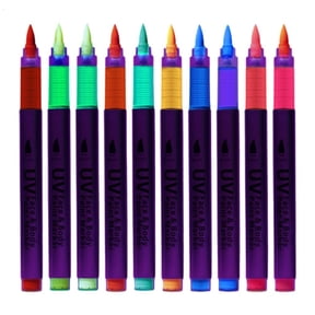 ZELVINN Fluorescent Body Markers Face Paint Markers Art Pens Set Writing Tool for Hand Projects Note Taking and Hand Lettering