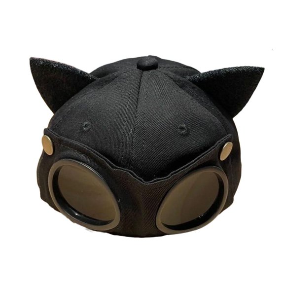 ZELVINN Kids Baseball Cap with Goggles Sun Cute Ear Design Sun Protection for Outdoor Travel