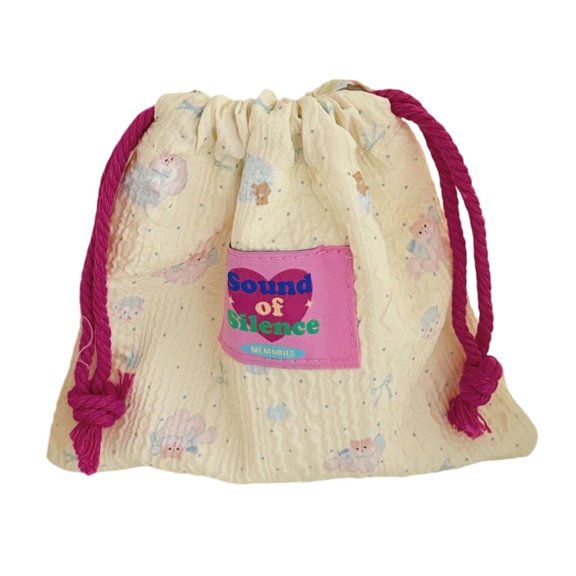 ZELVINN Lovely Cosmetic Bag Drawstring Makeup Bag Portable Storage Pouches Drawstring Pocket for Travel and Home Use