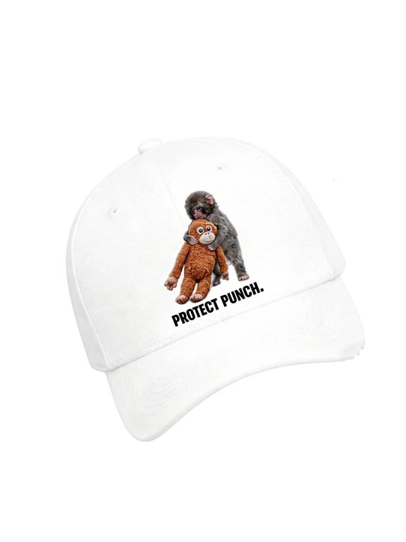 Popular Cartoon Monkey Cotton Baseball Cap Adjustable Dad Hat for Outdoor Sport Daily Wear Women Men Unisex Headwear