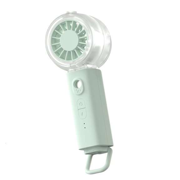 ZELVINN Portable Handheld Cooling Fan Rechargeable High Speed Handheld Fan with Misting Function for Outdoor Offices Makeup