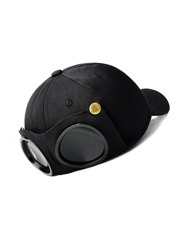 Unisex Aviator Hats Reverse Glasses Cap Hip Hop Baseball Cap with Sunglasses Daily Travel
