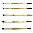 thumbnail image 1 of ZEM Brush Mfg AS-191 Deerfoot Stippler Artist Painter Texture Brush Set, 1 of 7
