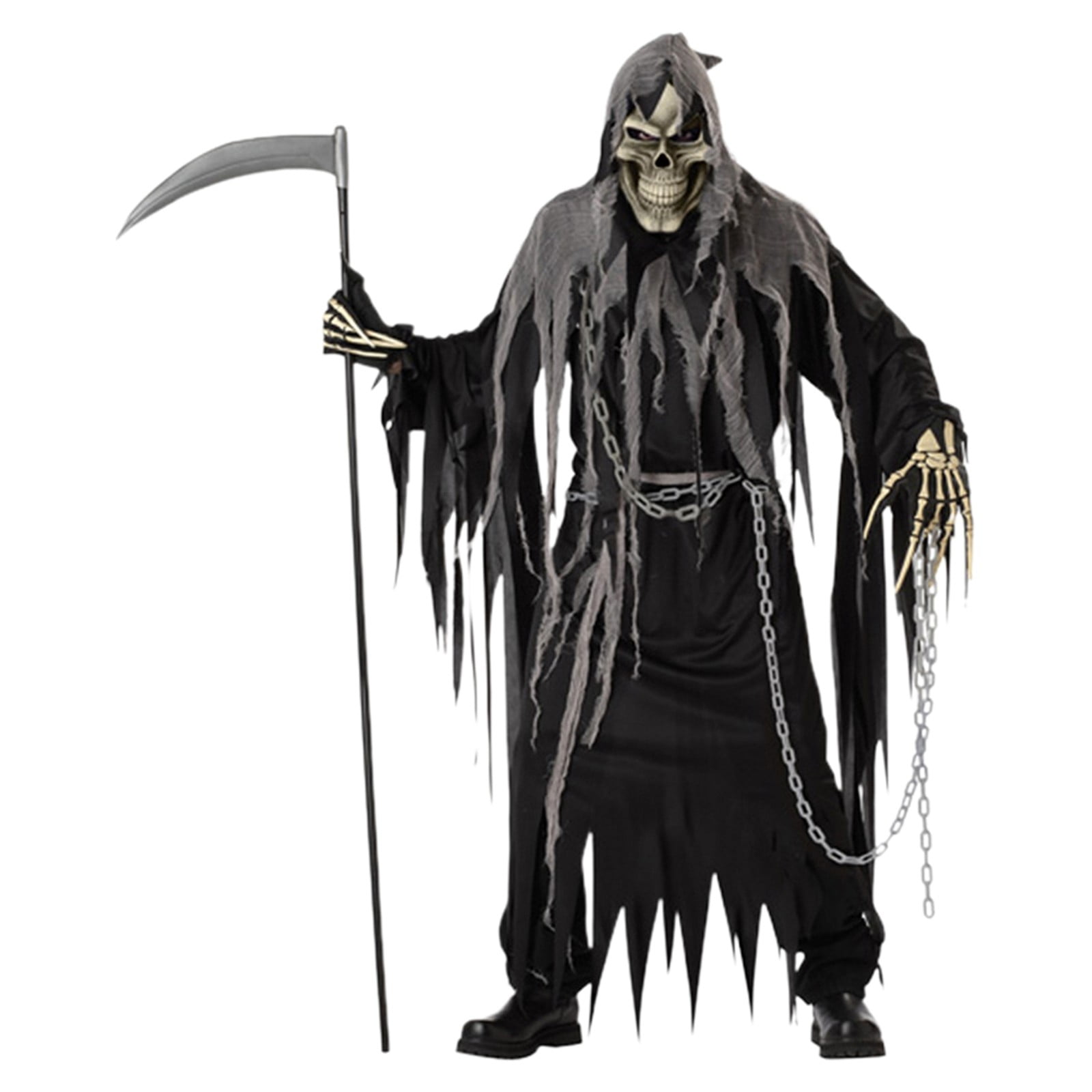 ZEMIKANIOR Halloween Costumes 2024 Adult Scythe Mysterious Ensemble For