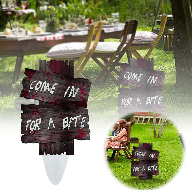 ZEMIKANIOR Halloween Decorations "Turn Your Garden Into A With Jaw