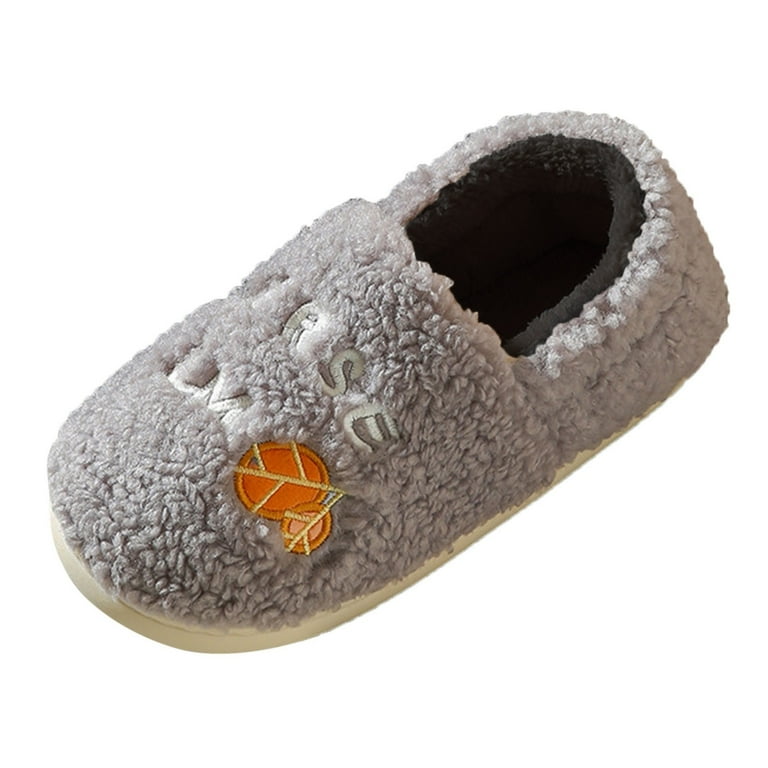 ZEMIKANIOR Men Slippers Autumn And Winter Fashion And Comfortable Home Indoor Warm Soft Bottom Solid Color Mens Vegan Slippers Size 14 Walmart