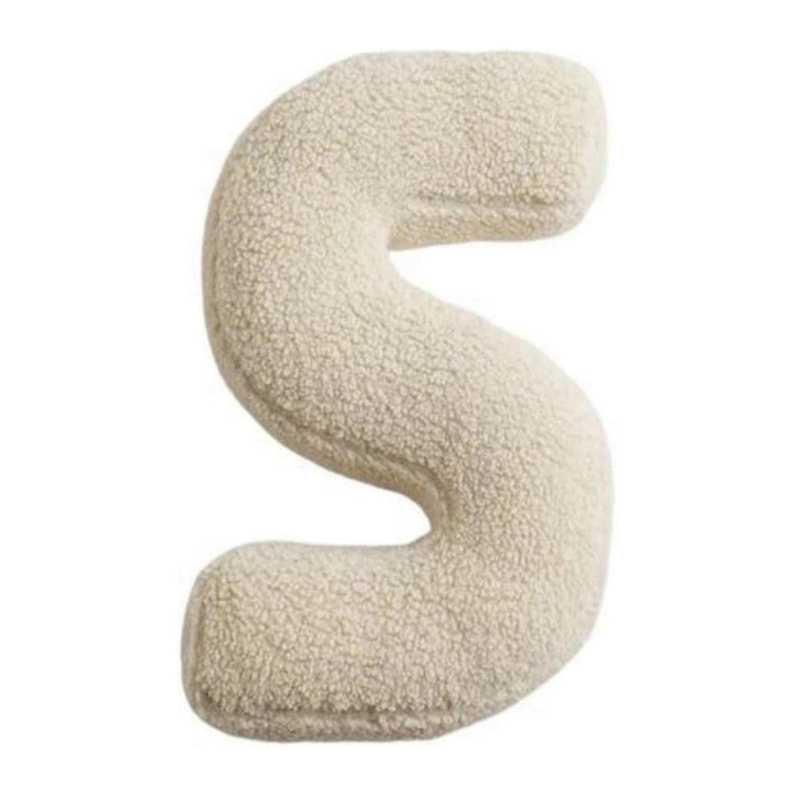 ZEMIKANIOR S To Z English Letter Pillow Alphabet Combination Sofa Bedside Special Shaped Pillow
