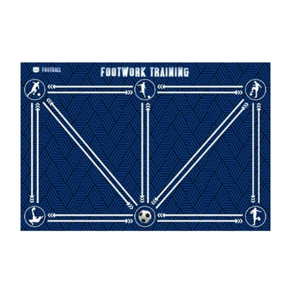 ZEMZYL Agility Footwork Training Mat Non Slip Rubber Soccer Drill Mat For Speed Coordination Ladder Step Exercise Indoor Outdoor Home Gym