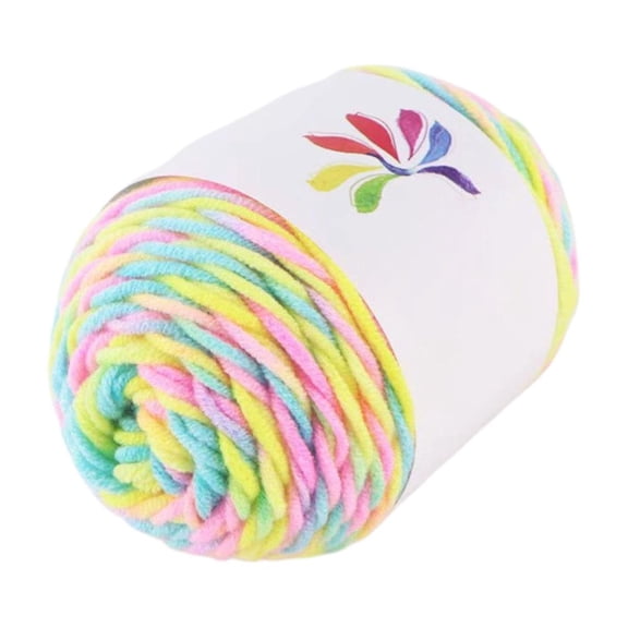 ZEMZYL Anti Pilling Cotton Yarn For Knitting Crochet Needlework Medium Thick Thread For Scarf Sweater DIY Craft