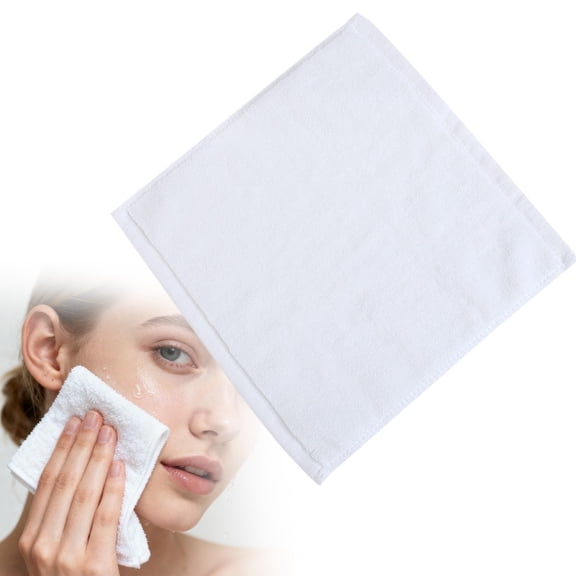 ZEMZYL Cotton Towel Thick Absorbent Soft Plain Square Washcloth Terry Loop for Bathroom Face Home Kitchen Multipurpose