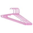 thumbnail image 1 of ZEMZYL Slim Plastic Clothes Hanger 5 Pack Space Saving Coat Hanger With Shoulder Notch For Shirts Blouses Closet Organizer, 1 of 6