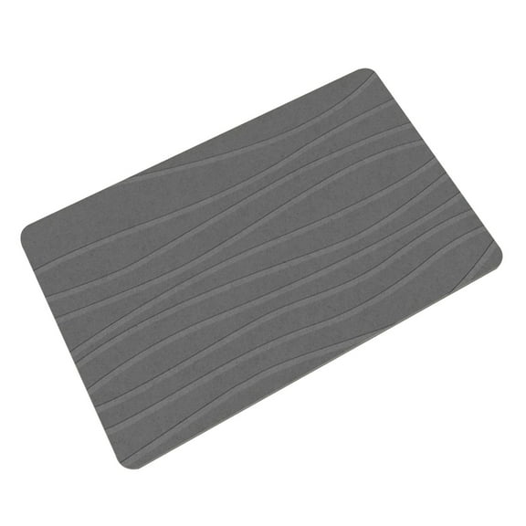 ZEMZYL Stone Bath Mat Diatomite Super Absorbent Quick Dry Non Slip Shower Mat For Bathroom SPA Kitchen Entryway